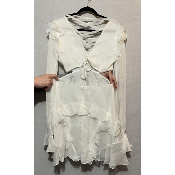 NWT Angelance Silk Chiffon Mini Dress with gift box - size S - Picture 3 of 8